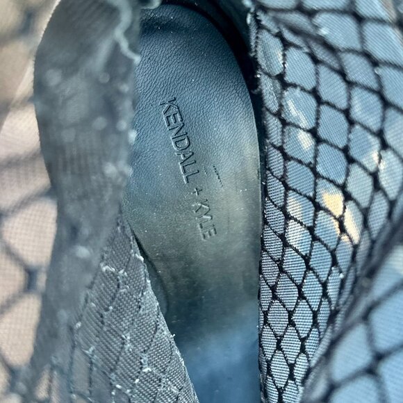 KENDALL + KYLIE Clear-Mesh Bootie Heels — Size 7 M, Super Edgy & Iconic - Picture 14 of 16